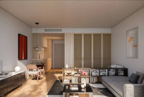 Apartamento T0+1 no empreendimento Vieira da Silva no Saldanha