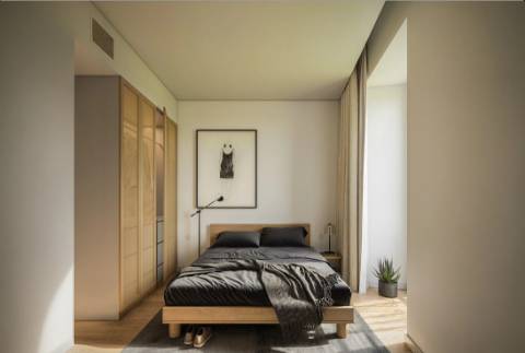 Apartamento T1 com terraço no empreendimento Vieira da Silva no Saldanha