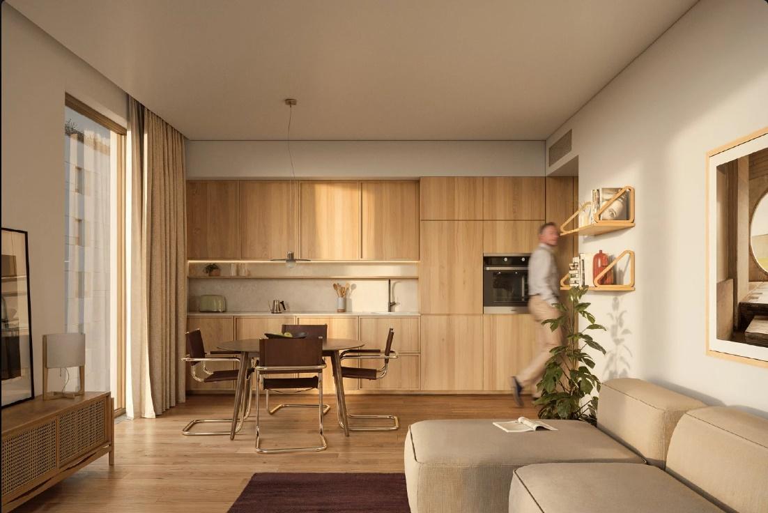 Apartamento T2 no empreendimento Vieira da Silva no Saldanha