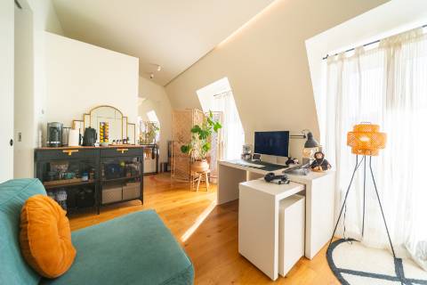 T1 Rooftop com terraço