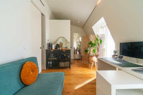 T1 Rooftop com terraço