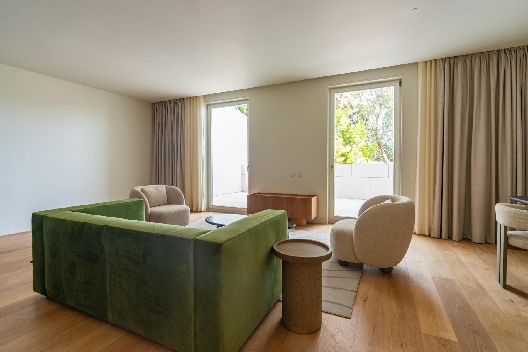 Apartamento T2 duplex mobilado, novo a estrear no Príncipe Real, Junto ao Jardim Botânico de Lisboa