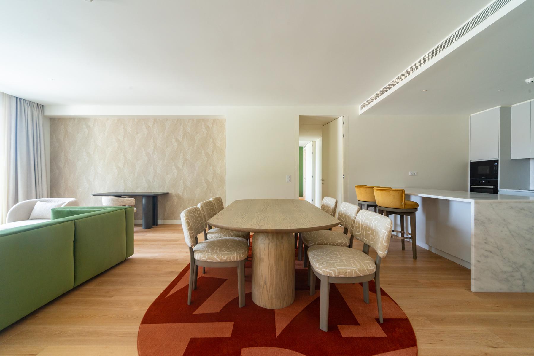 Apartamento T2 mobilado, novo a estrear no Príncipe Real, Junto ao Jardim Botânico de Lisboa