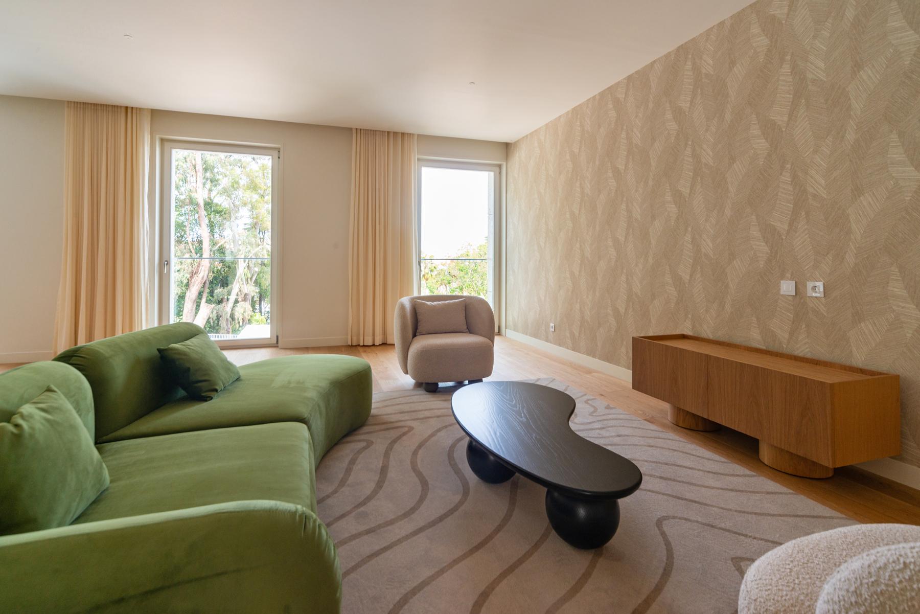 Apartamento T2 mobilado, novo a estrear no Príncipe Real, Junto ao Jardim Botânico de Lisboa