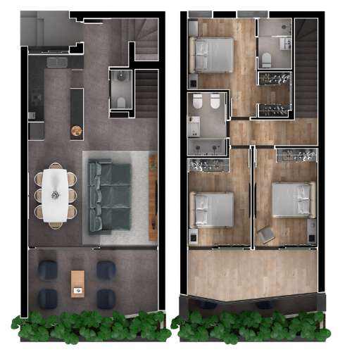 Moradias V3 e V4 em construção - Loulé