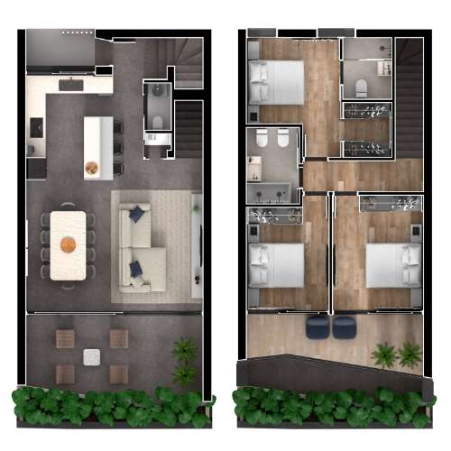 Moradias V3 e V4 em construção - Loulé