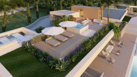 Terreno com projeto aprovado - Vista mar, Boliqueime