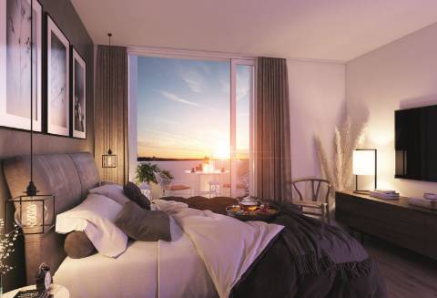 Nova moradia geminada V2 com jardim, piscina e terraço privativo - Almancil