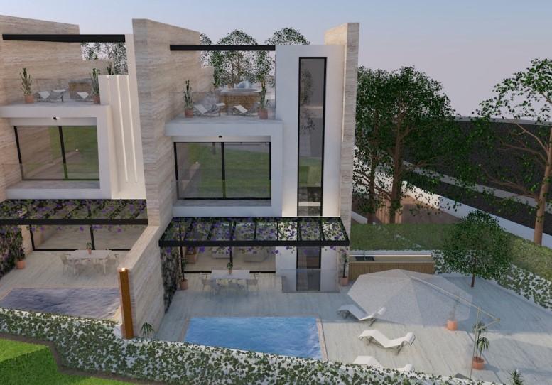 Terreno com PIP aprovado para 10 moradias modernas em Quarteira, Algarve