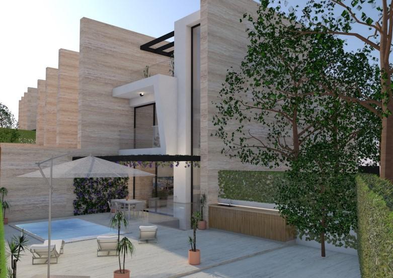 Terreno com PIP aprovado para 10 moradias modernas em Quarteira, Algarve