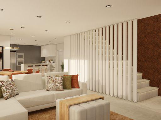 Moradia Contemporânea em fase final de construção