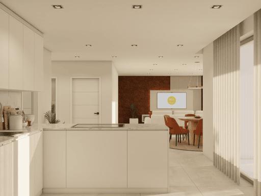 Moradia Contemporânea em fase final de construção