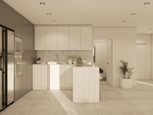 Moradia Contemporânea em fase final de construção