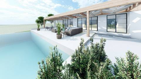 Terreno com ruína - Santa Barbara de Nexe