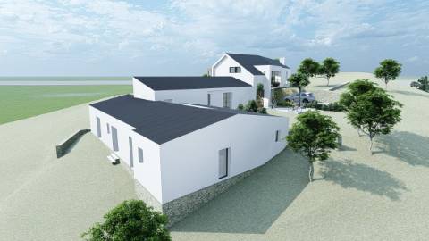 Terreno com ruína - Santa Barbara de Nexe