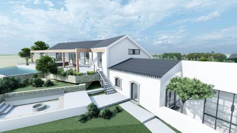 Terreno com ruína - Santa Barbara de Nexe