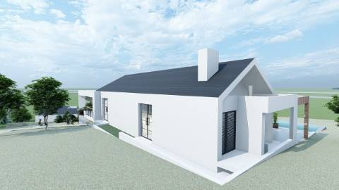 Terreno com ruína - Santa Barbara de Nexe