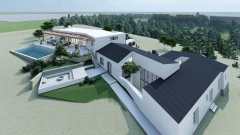 Terreno com ruína - Santa Barbara de Nexe