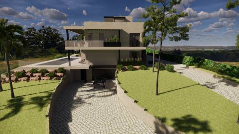 Moradia V5 em construção - Benfarras