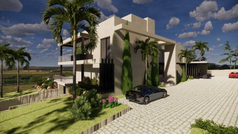 Moradia V5 em construção - Benfarras