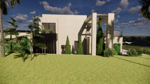 Moradia V5 em construção - Benfarras