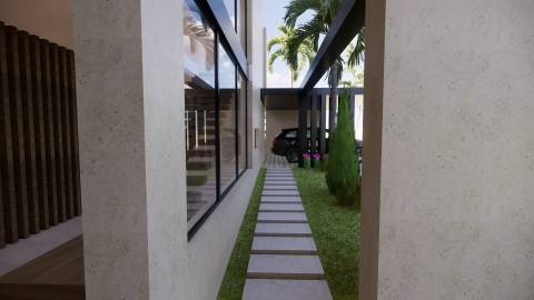 Moradia V5 em construção - Benfarras