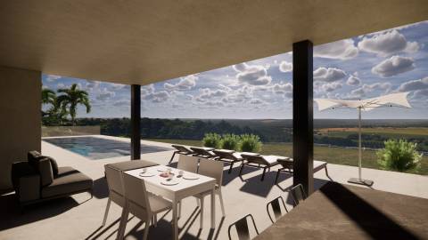 Moradia V5 em construção - Benfarras