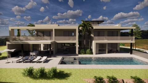 Moradia V5 em construção - Benfarras