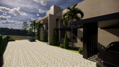 Moradia V5 em construção - Benfarras