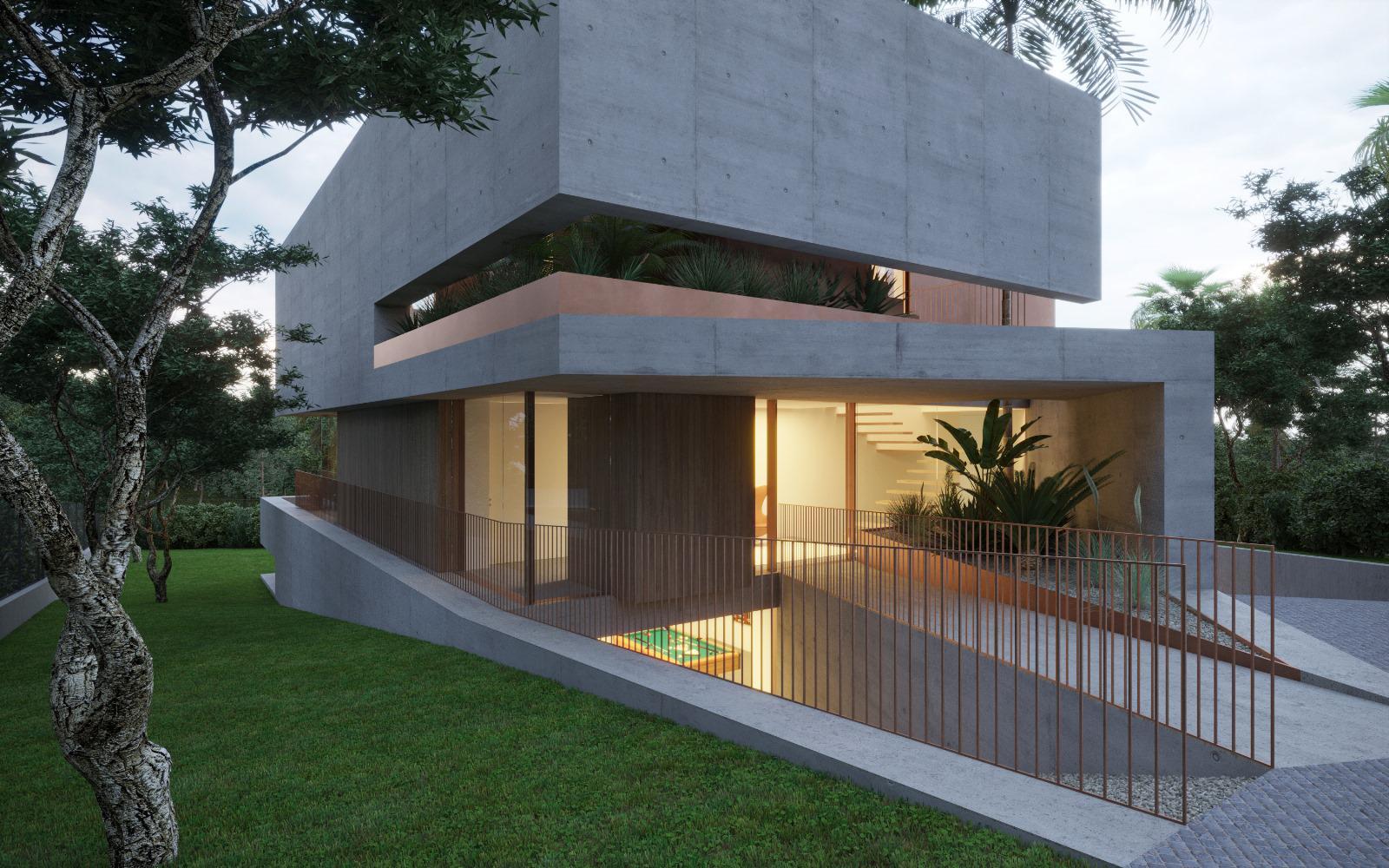 Nova moradia Isolada V4 em construção - Vale formoso