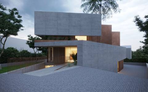 Nova moradia Isolada V4 em construção - Vale formoso