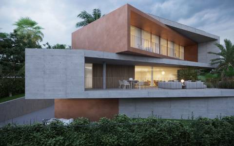 Nova moradia Isolada V4 em construção - Vale formoso