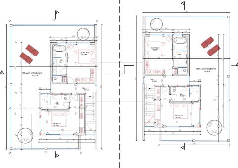 2 Moradias em construção - Barreiras Brancas
