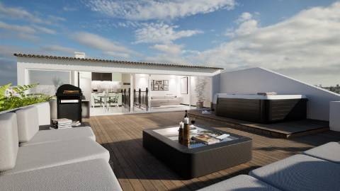 Casa geminada V5 em renovação - Armação de pera