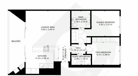Apartamento com vista deslumbrante sobre o golfe, no coração de Vilamoura