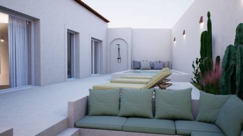 moradia com projecto de reconstrução