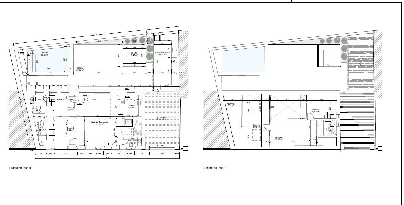moradia com projecto de reconstrução