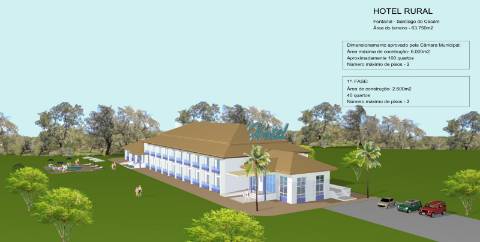 Terreno com vista para o mar e projeto aprovado para construção