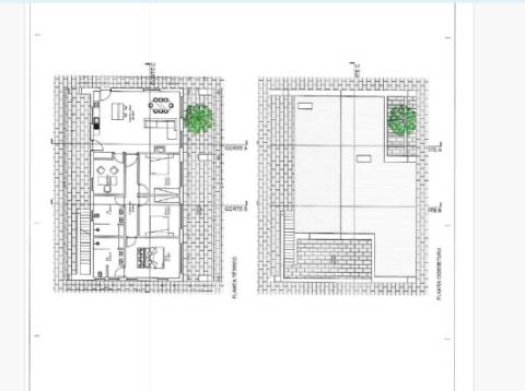 Terreno com vista para o mar e projeto aprovado para construção