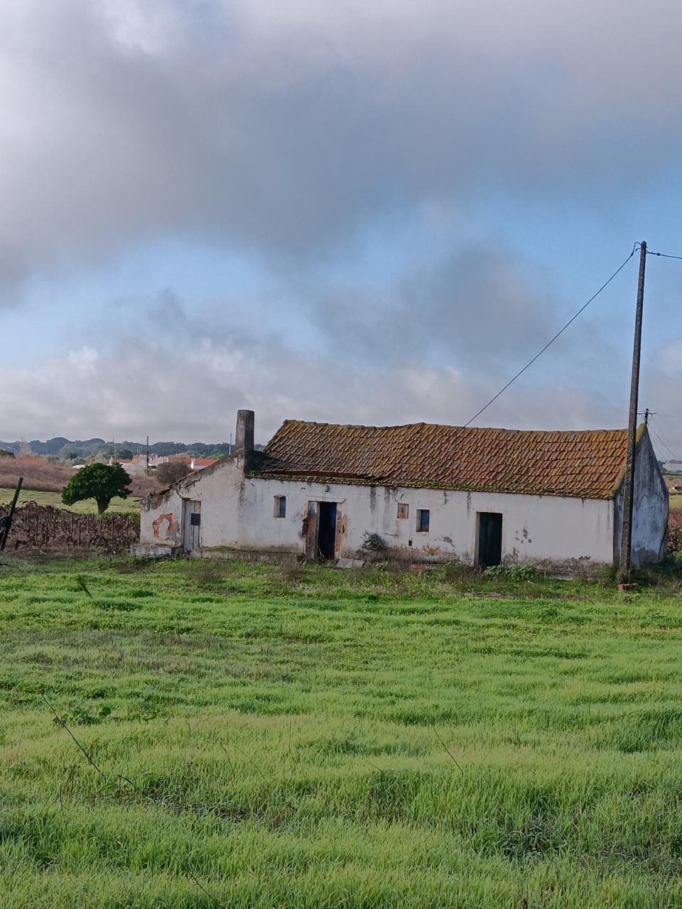 Terreno com casa de habitação em ruinas