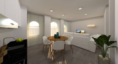 COM UM LAYOUT DINÂMICO E DESIGN BONITO, T2 SÃO VICENTE, LISBOA TOTALMENTE REMODELADO E COZINHA EQUIPADA