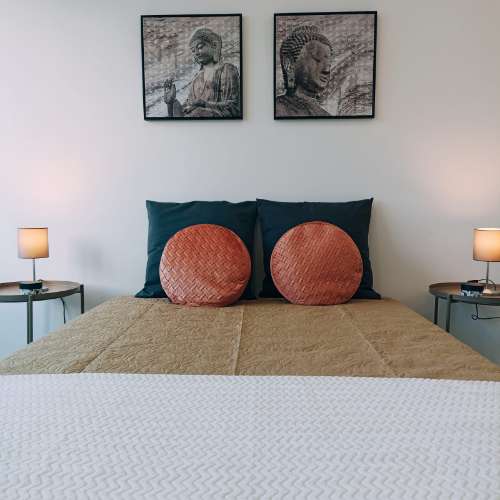 T2 Totalmente remodelado com materiais de muito bom gosto e cozinha equipada