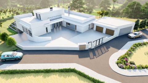 Terreno com Projeto Aprovado para Moradia de Luxo