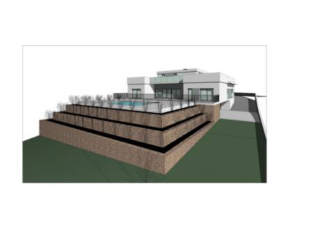Terreno com Projeto Aprovado para Moradia de Luxo