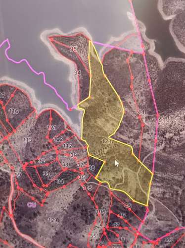 TERRENO COM 52.840 M2 - POSSIBILIDADE DE CONSTRUIR UM PEQUENO ARMAZEM - BARRAGEM DE ODELEITE - CASTRO MARIM -ALGARVE