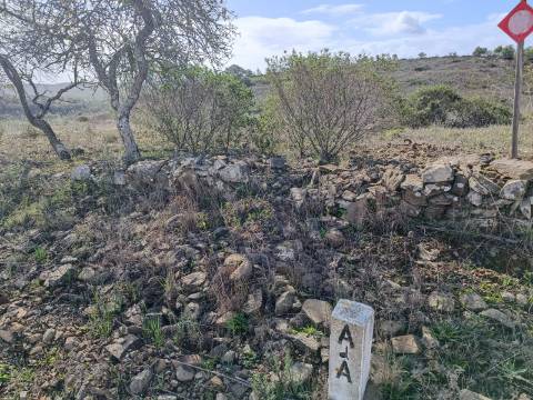 TERRENO COM 23.840 M2 - COM AGUA E LUZ - PLANO - BALURCOS - ALCOUTIM - ALGARVE