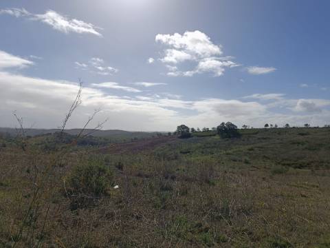 TERRENO COM 23.840 M2 - COM AGUA E LUZ - PLANO - BALURCOS - ALCOUTIM - ALGARVE