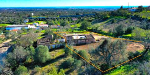 Moradia para Reconstruir - Vista Mar - Projecto em aprovação - Boliqueime - Loulé