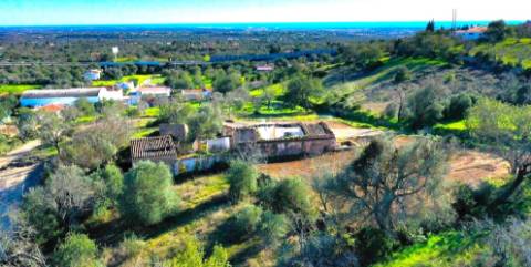 Moradia para Reconstruir - Vista Mar - Projecto em aprovação - Boliqueime - Loulé