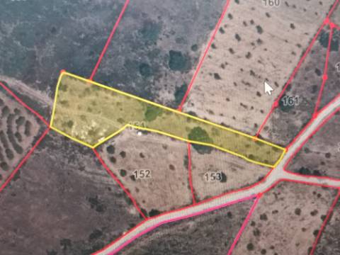 TERRENO RUSTICO COM 2.720 M2 - PLANO- MONTINHO DE BALURCOS - ALCOUTIM